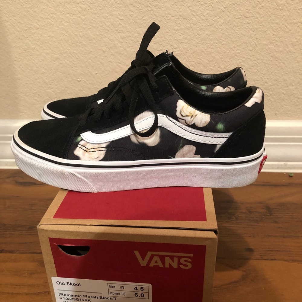 Romantic Floral Vans